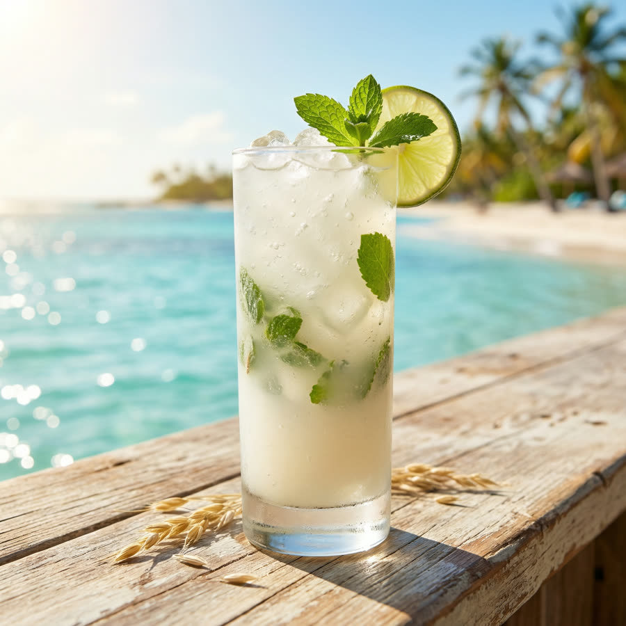Coconut Mint Mojito white rum cocktail